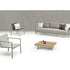 Modern Aluminium Frame Alura Outdoor Lounge 3-Seater Sofa by Royal Botania | Casa Design Group