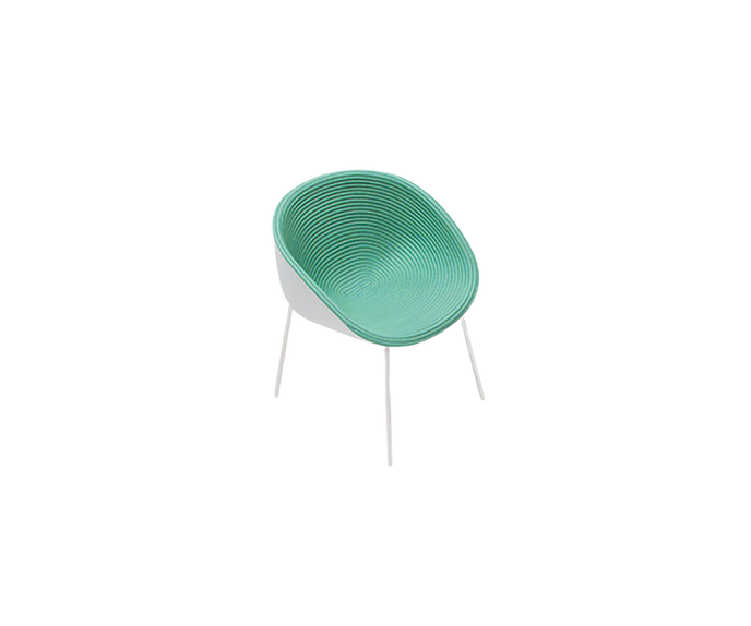 Stainless Steel Base Luxury Amable Outdoor Chair by Paola Lenti Casa Design Group