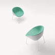 Stainless Steel Base Luxury Amable Outdoor Chair by Paola Lenti Casa Design Group