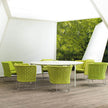 Stylish Stainless Steel Ami Outdoor Dining Chair by Paola Lenti Casa Design Group