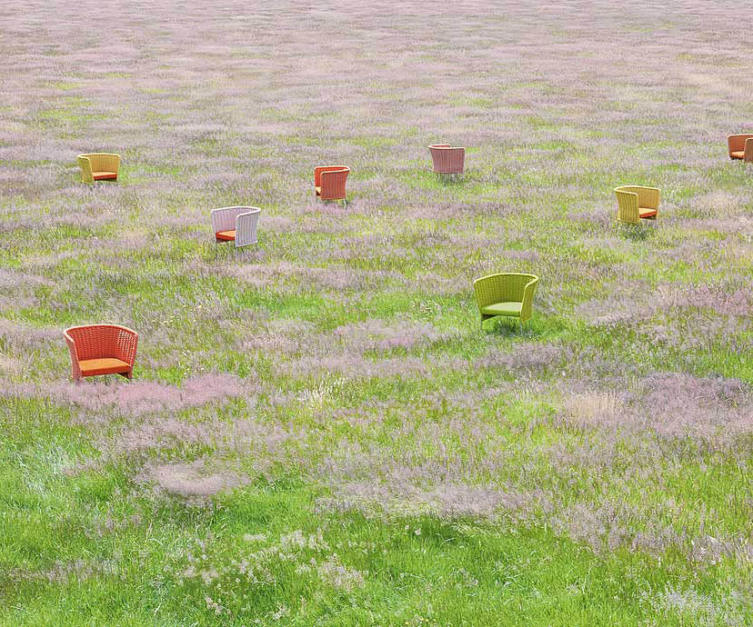 Stylish Stainless Steel Ami Outdoor Dining Chair by Paola Lenti Casa Design Group