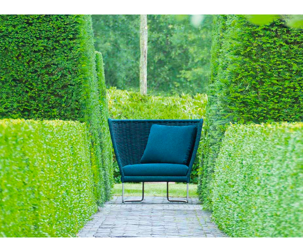 Modern Italian Ami Outdoor Lounge Chair by Paola Lenti Casa Design Group