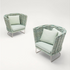 Modern Italian Ami Outdoor Lounge Chair by Paola Lenti Casa Design Group
