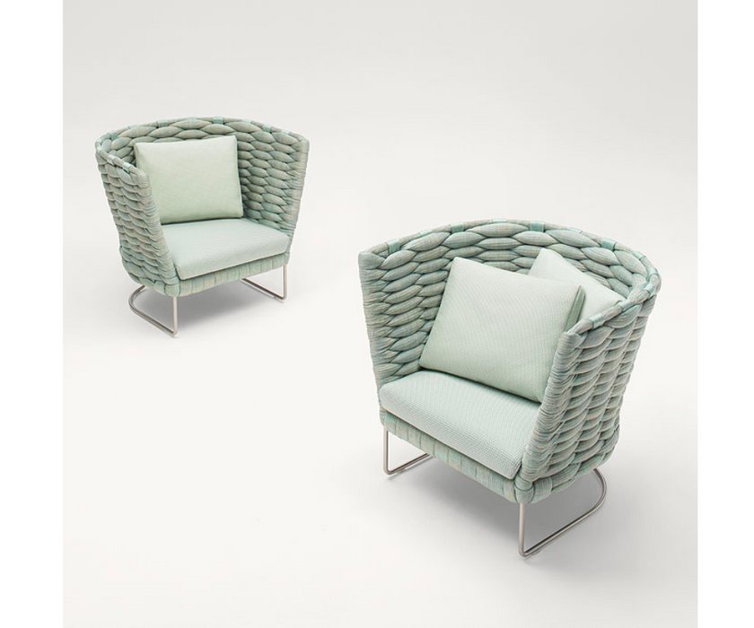 Modern Italian Ami Outdoor Lounge Chair by Paola Lenti Casa Design Group
