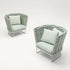 Modern Italian Ami Outdoor Lounge Chair by Paola Lenti Casa Design Group