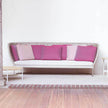 Elegant Handwoven Weaves and Stainless Steel Structure Ami Outdoor Sofa by Paola Lenti Casa Design Group