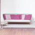 Elegant Handwoven Weaves and Stainless Steel Structure Ami Outdoor Sofa by Paola Lenti Casa Design Group