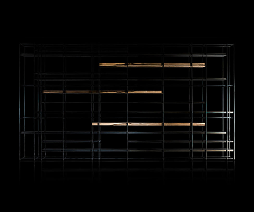 Cage Layer Bookshelf I Henge