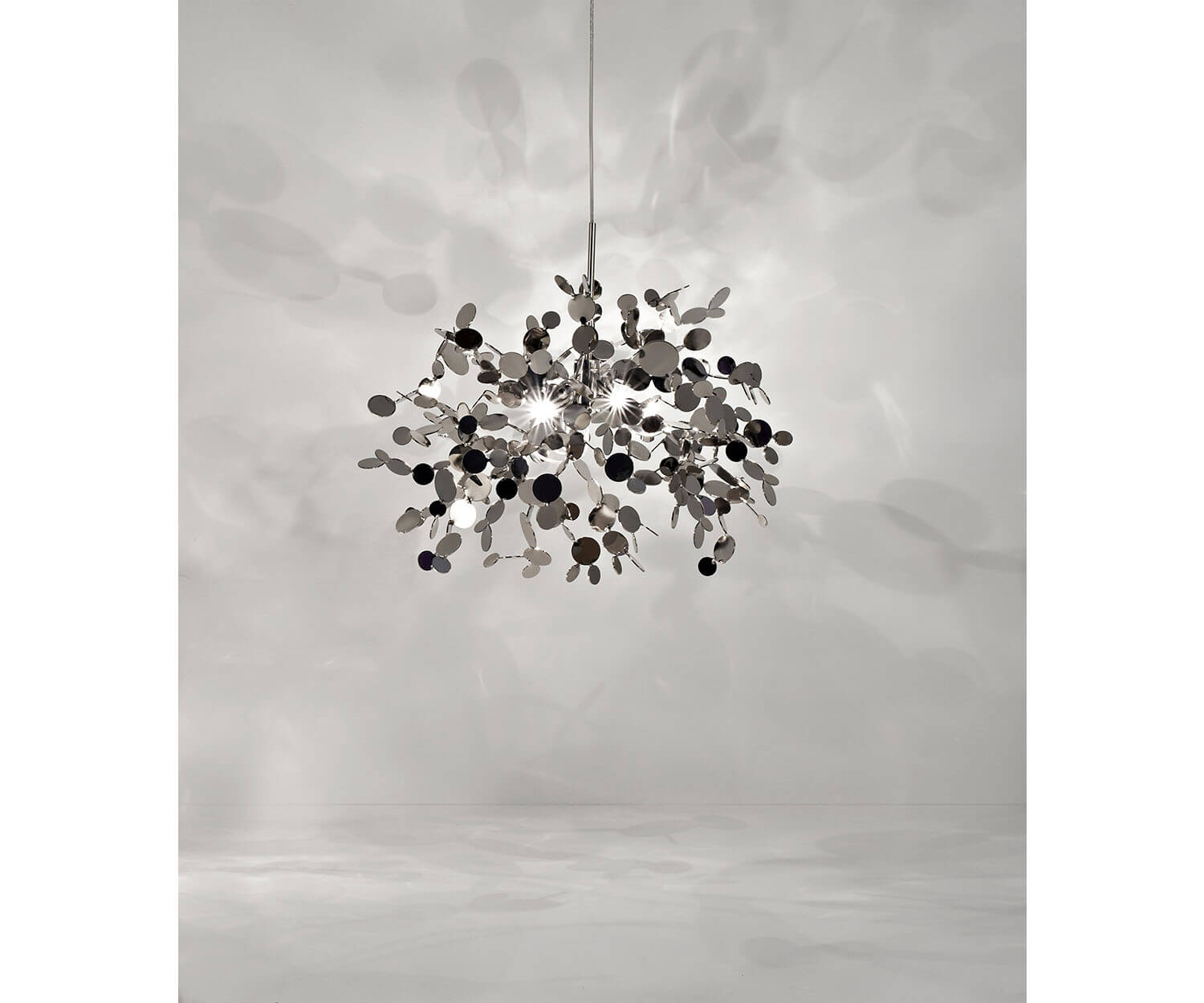 High end Argent Silver Cloud Suspension by Terzani Casa Design