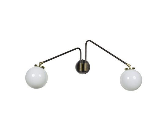 Array Twin Opal Wall Sconce I CTO Lighting