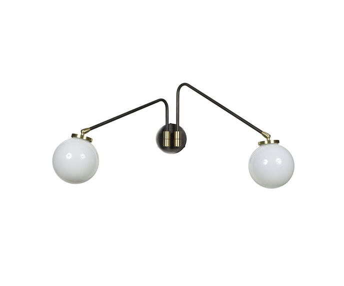 Array Twin Opal Wall Sconce I CTO Lighting