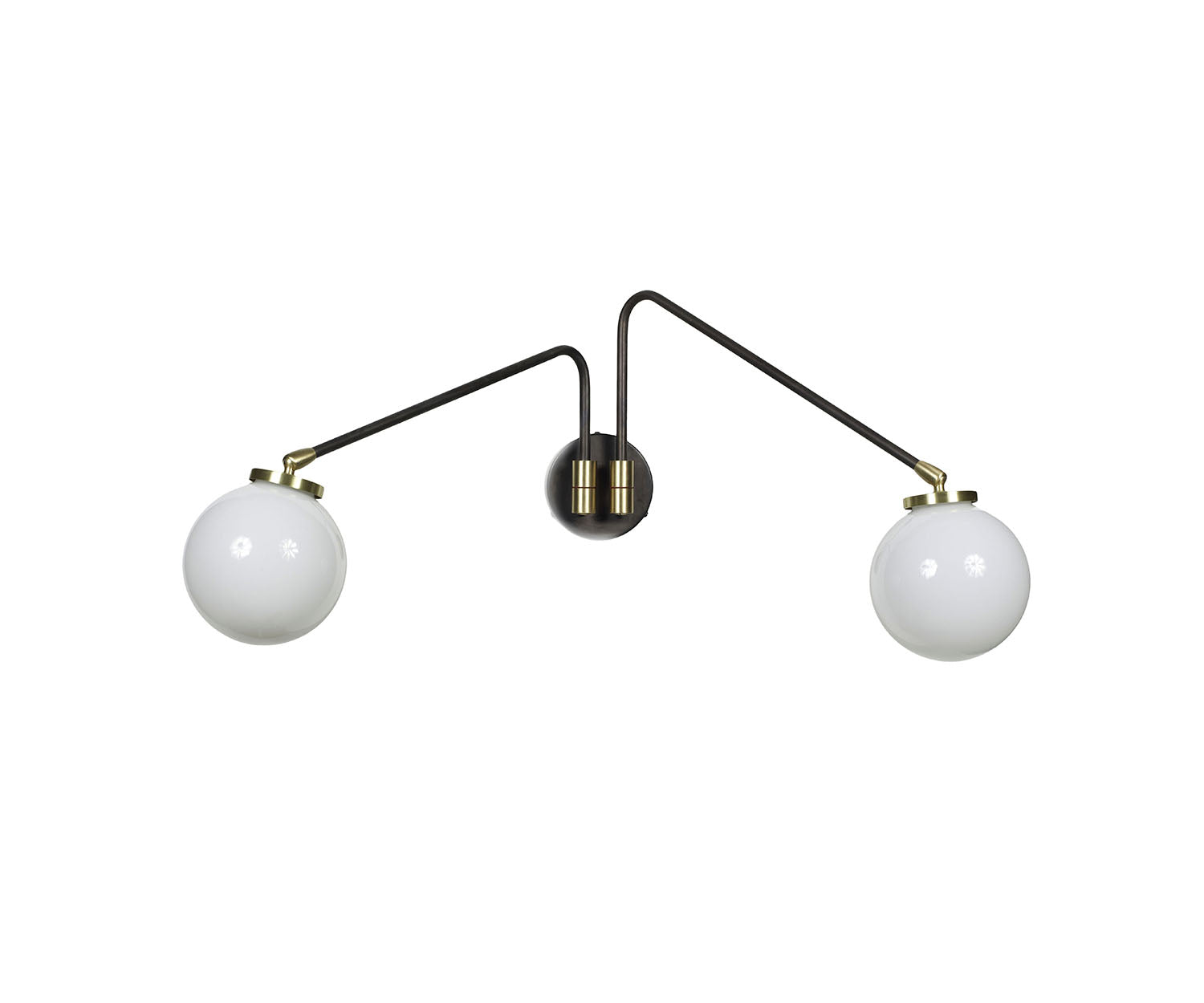 Array Twin Opal Wall Sconce I CTO Lighting