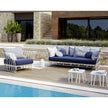 High end Hamptons Graphics ART. 9731 Armchair by Roberti Rattan Casa Design