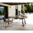 High end Hamptons Graphics ART. 9751 Dining Armchair by Roberti Rattan Casa Design