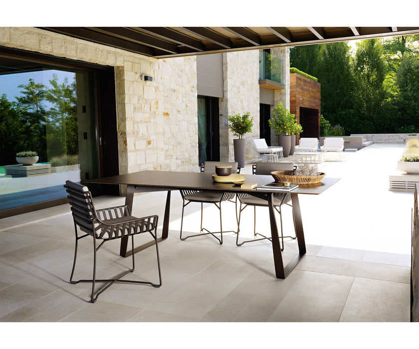 High end Hamptons Graphics ART. 9751 Dining Armchair by Roberti Rattan Casa Design