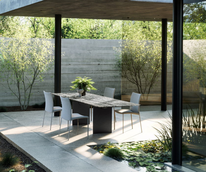 High End Atlas Outdoor Dining Table by Draenert Casa Design Group