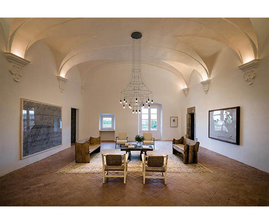 High end Wireflow Chandelier 0315 by Vibia Casa Design