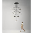 High end Wireflow Chandelier 0378 by Vibia Casa Design