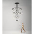 High end Wireflow Chandelier 0378 by Vibia Casa Design
