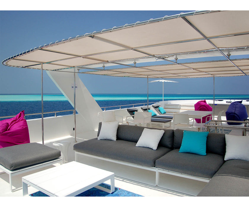 High end Flat Modular Ottoman by Gandia Blasco Casa Design