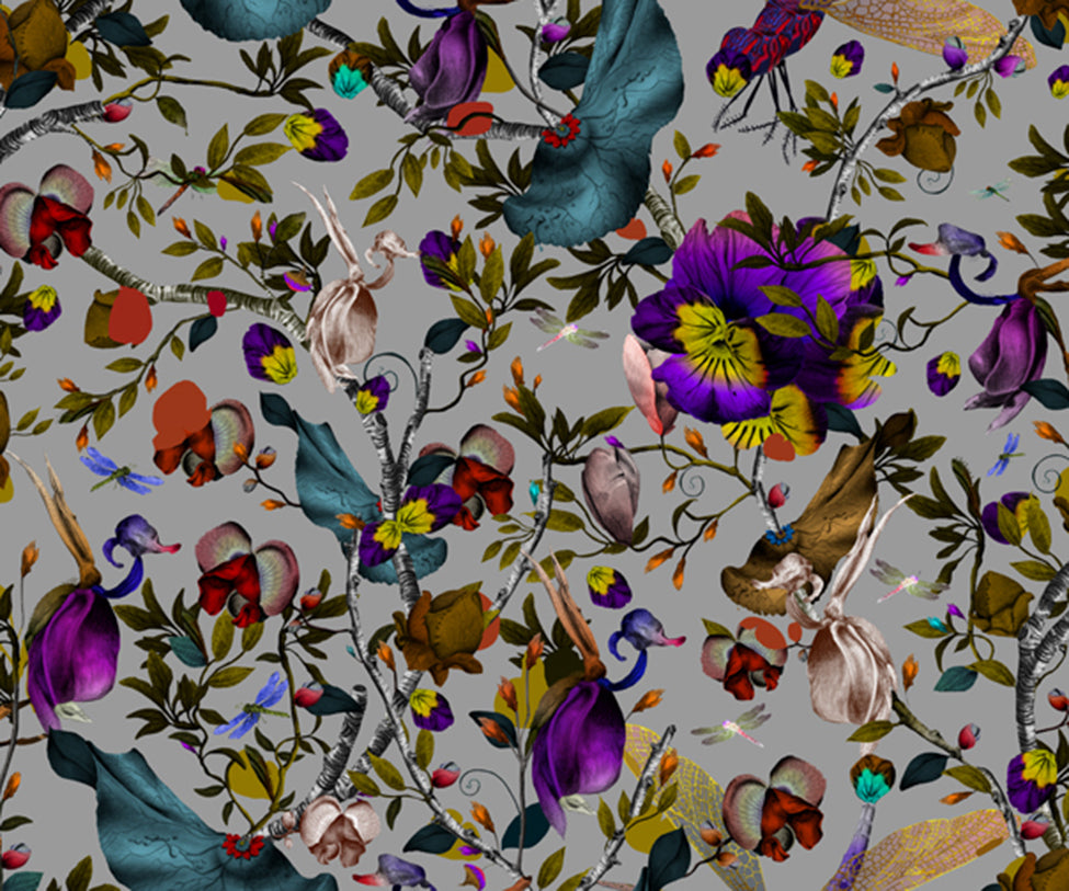 Biophillia Slate Rectangular Rug Moooi