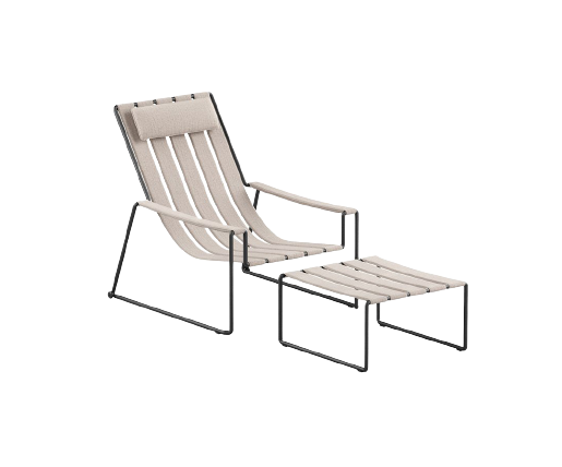 Strappy Sun Lounger Royal Botania