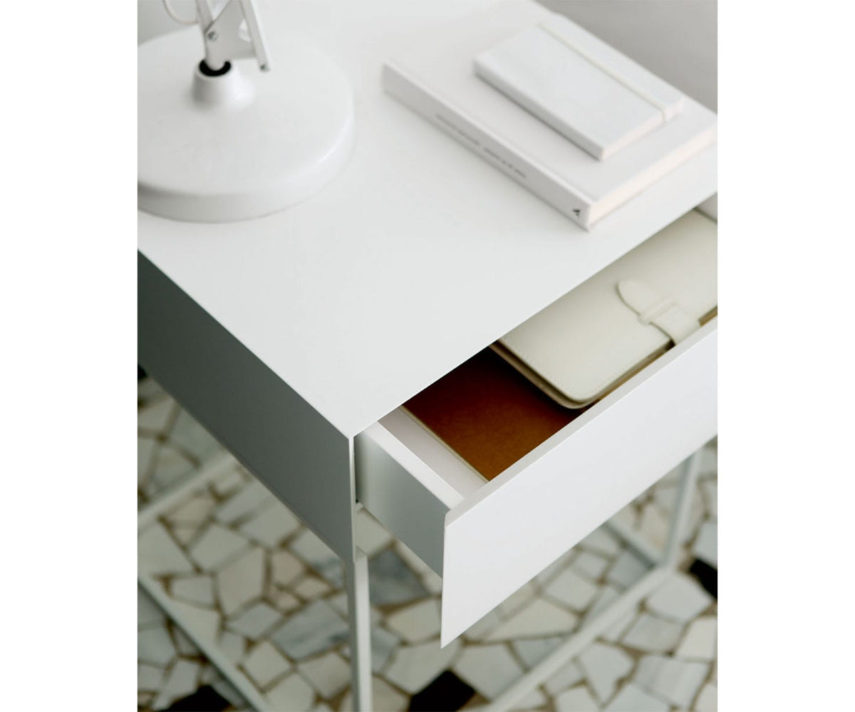 Porada Baby Table White with Drawer