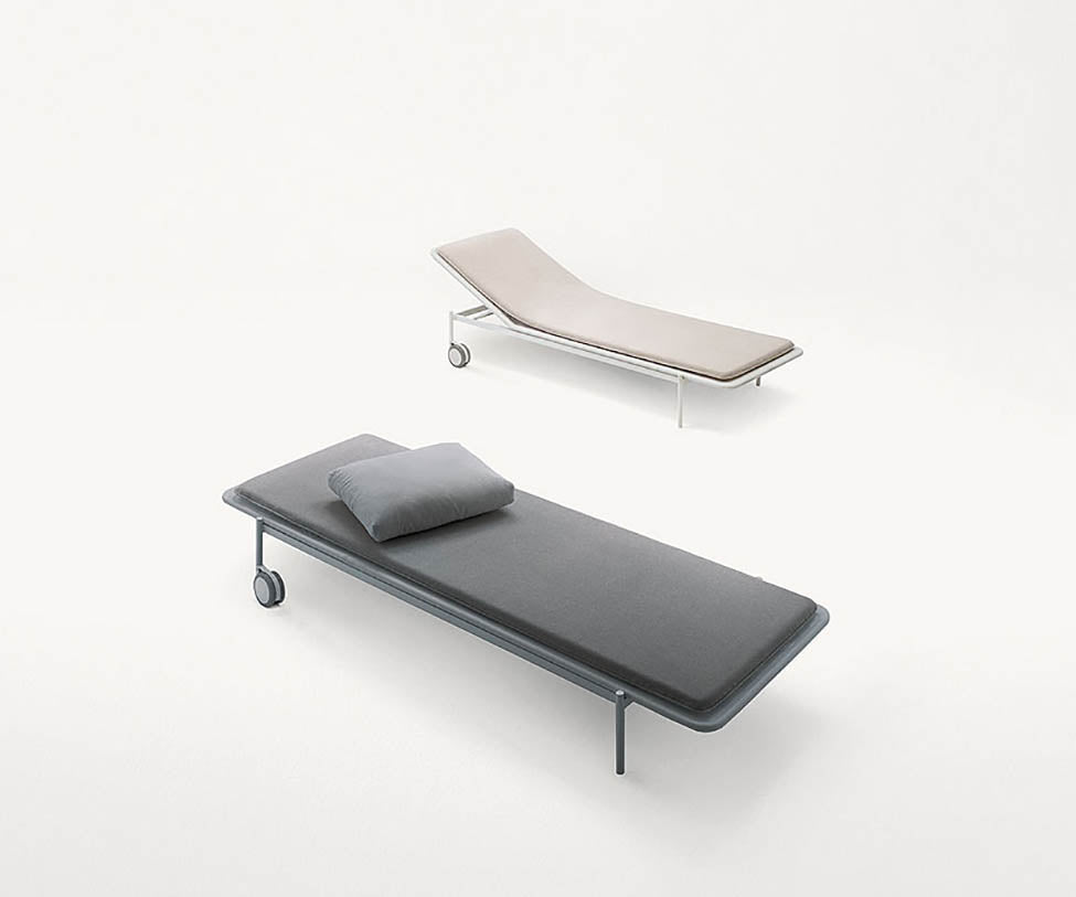 Baia Outdoor Sun Bed by Paola Lenti for Luxurious Relaxation Casa Design Group