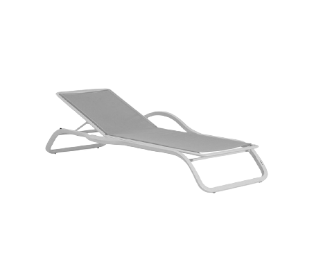 High end Marumi Sunlounger with Arm and Tray by Ego Paris Casa Design