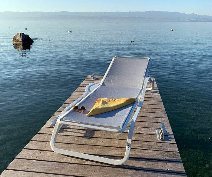 Marumi Sunlounger with Arm and Tray I Ego Paris