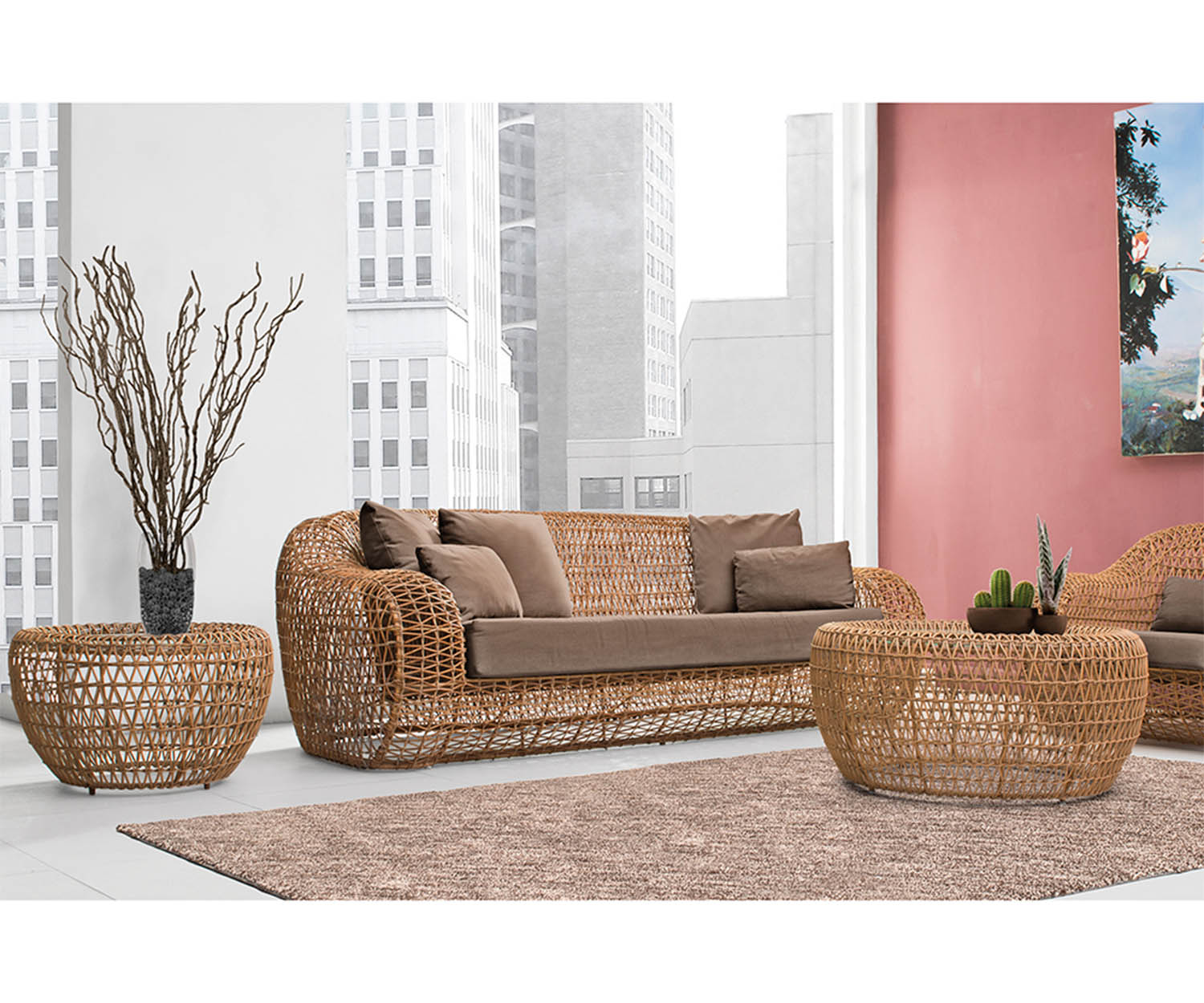 High end Balou Sofa by Kenneth Cobonpue Casa Design