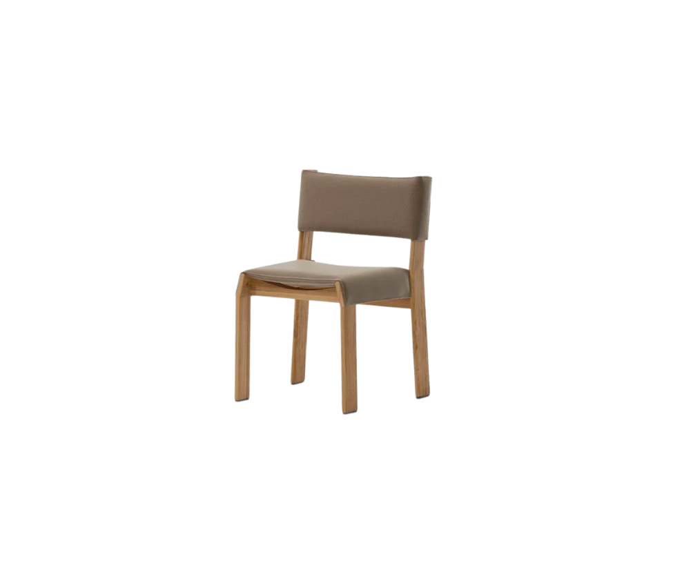 Band Dining Chair by Kettal outdoor chair in aluminum or teak with fabric upholstery Casa Design Group