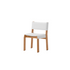 Band Dining Chair by Kettal outdoor chair in aluminum or teak with fabric upholstery Casa Design Group