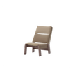 Band Lounge Chair by Kettal outdoor lounge chair in aluminum or teak with fabric upholstery Casa Design Group