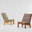 Band Lounge Chair by Kettal outdoor lounge chair in aluminum or teak with fabric upholstery Casa Design Group