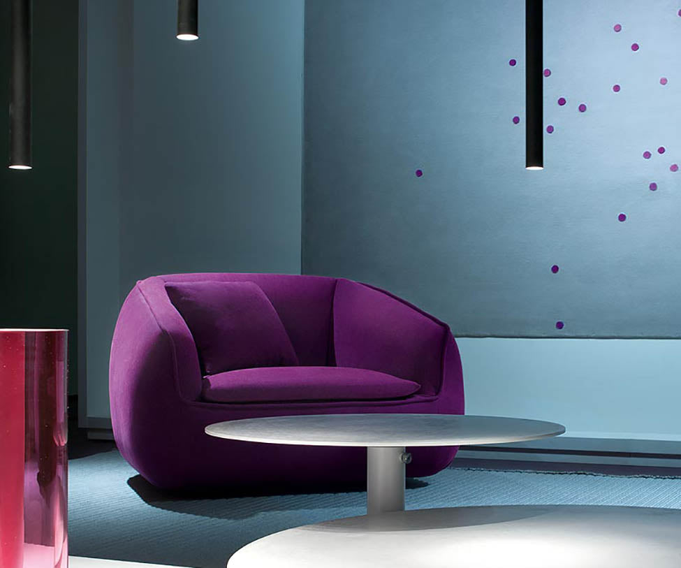 High-end Bask S Lounge Chair by Paola Lenti Perfect for Contemporary Indoor Living Spaces Casa Design Group