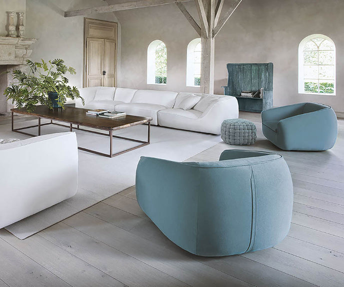 High-end Bask S Lounge Chair by Paola Lenti Perfect for Contemporary Indoor Living Spaces Casa Design Group