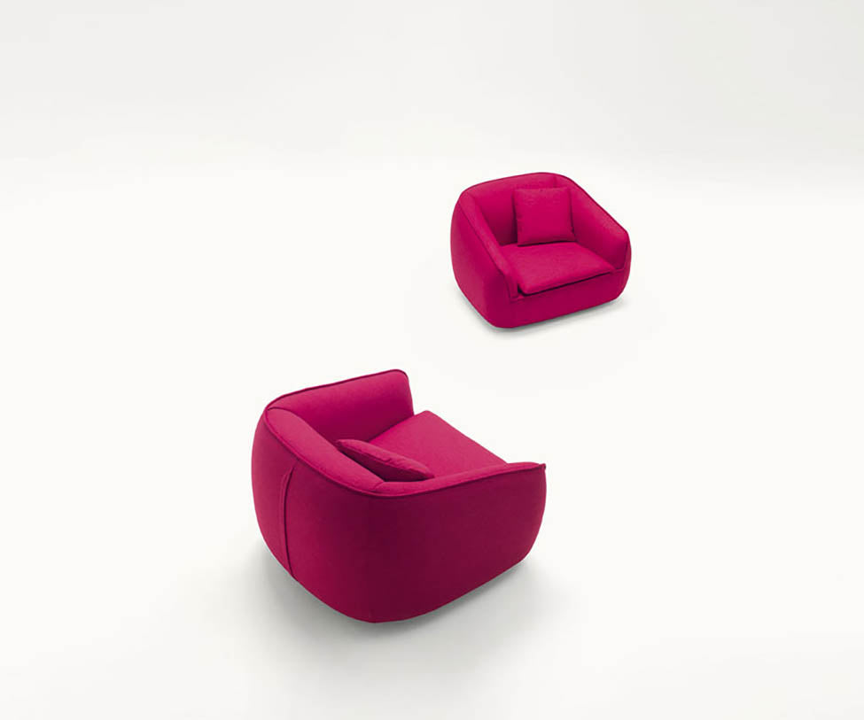 High-end Bask S Lounge Chair by Paola Lenti Perfect for Contemporary Indoor Living Spaces Casa Design Group