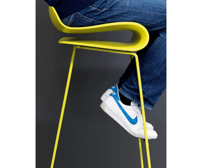 High end BCN Slide Base Stool by Kristalia Casa Design