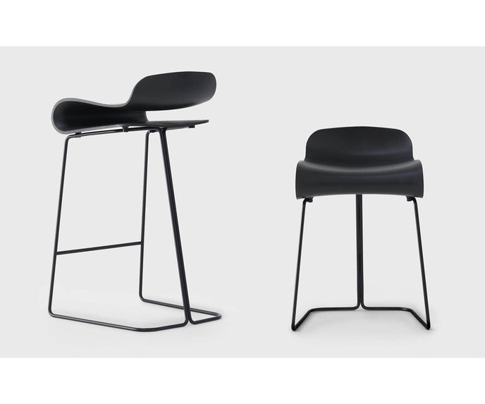 High end BCN Slide Base Stool by Kristalia Casa Design
