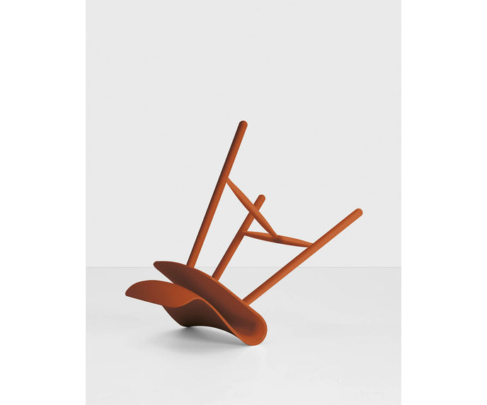 High end BCN Wood Base Stool by Kristalia Casa Design