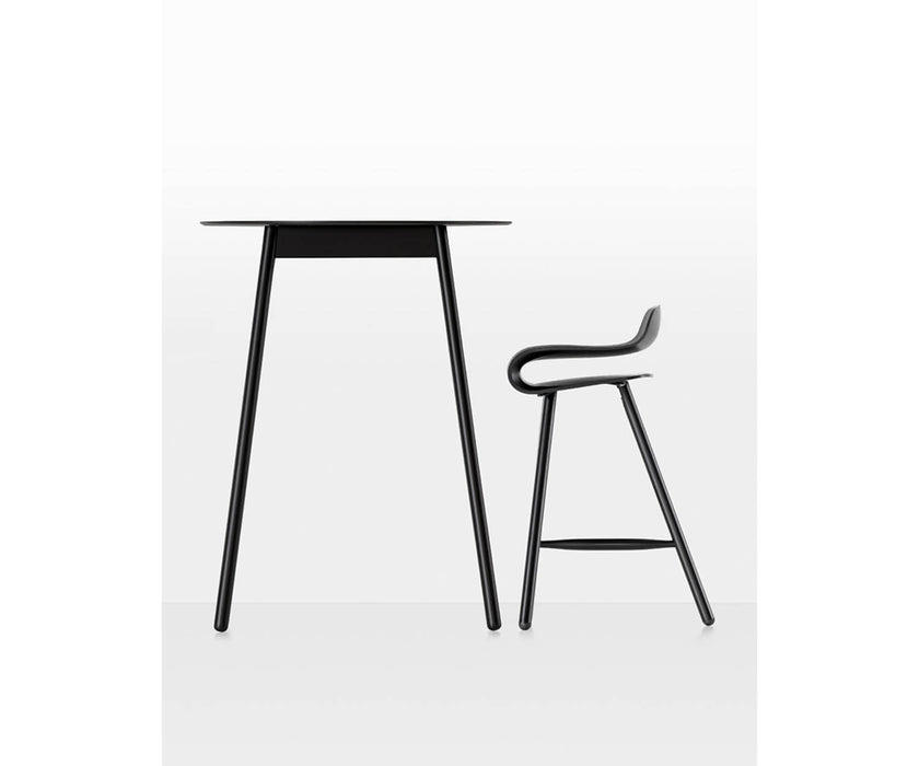 High end BCN Wood Base Stool by Kristalia Casa Design