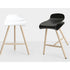 High end BCN Wood Base Stool by Kristalia Casa Design