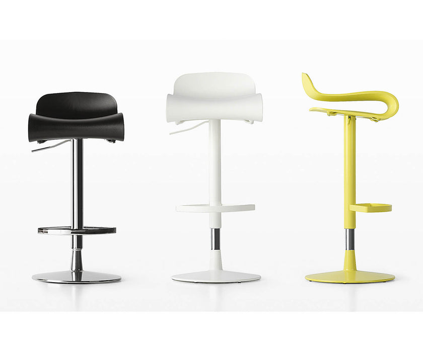 High end BCN Disc Base Bar Stool by Kristalia Casa Design