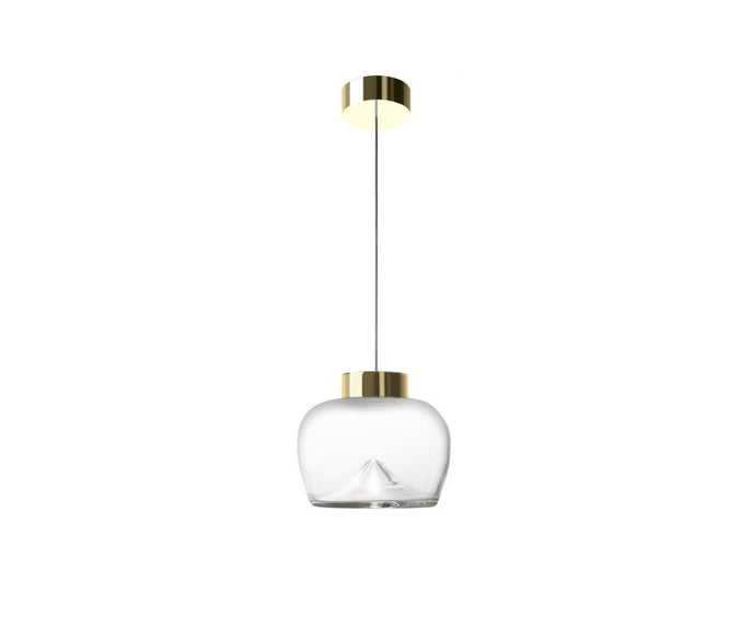 Leucos Aella Bold Suspension Antico and Gold