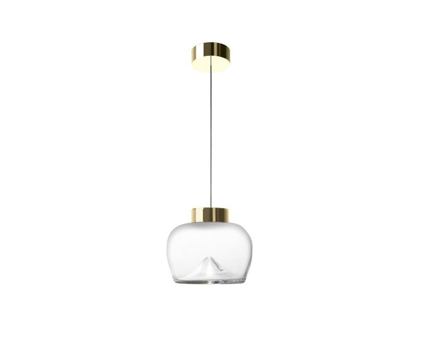 Leucos Aella Bold Suspension Antico and Gold