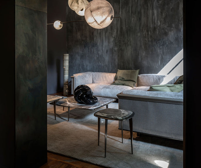High End Big Bang Coffee Table by Henge Casa Design Group