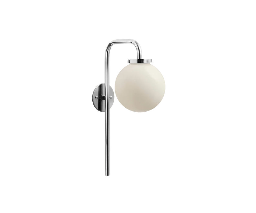 High End Big Bulb Opal Wall Sconce by CTO Lighting Casa Design Group