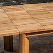 Teak Brick Extendable Outdoor Dining Table by Roda | Casa Design Group