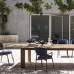 Teak Brick Extendable Outdoor Dining Table by Roda | Casa Design Group